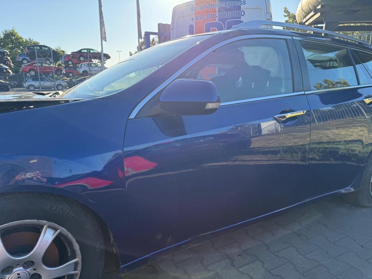 Honda Accord CW1 original Tür vorn links B553P Cobalt Blue Pearl Rohbau BJ08